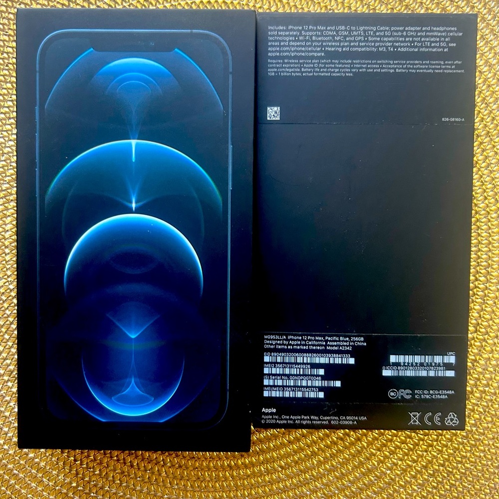 iPhone 12 Pro Max box